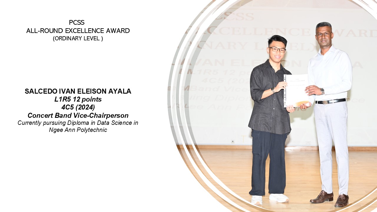 ALL-ROUND EXCELLENCE AWARD 16