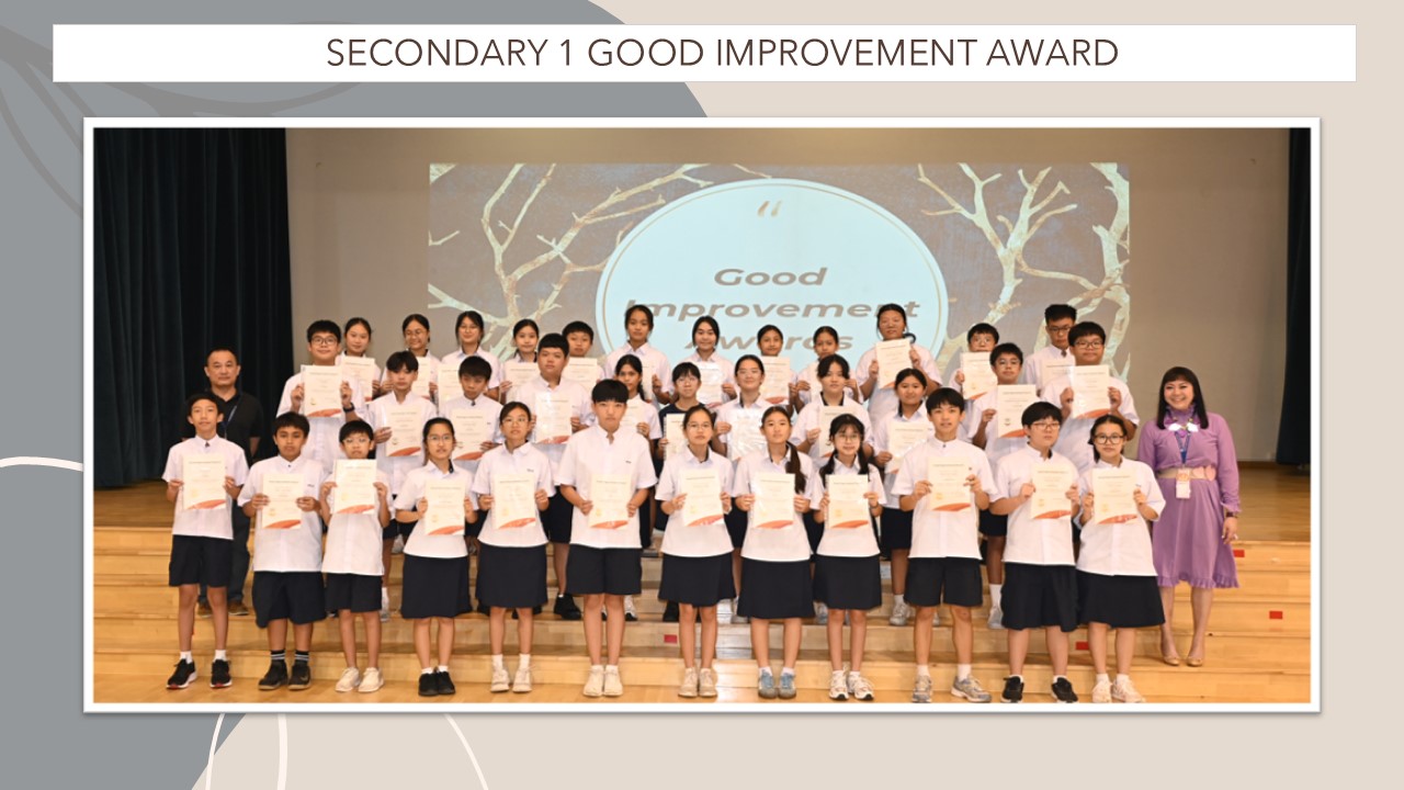 Good improvement award s1