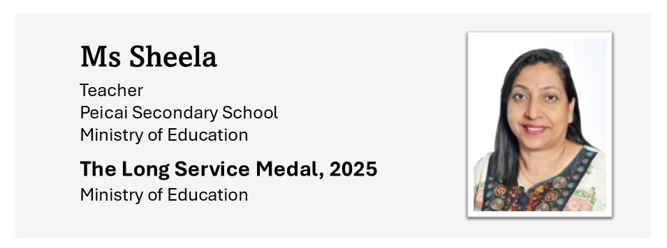 Long term service award Sheela