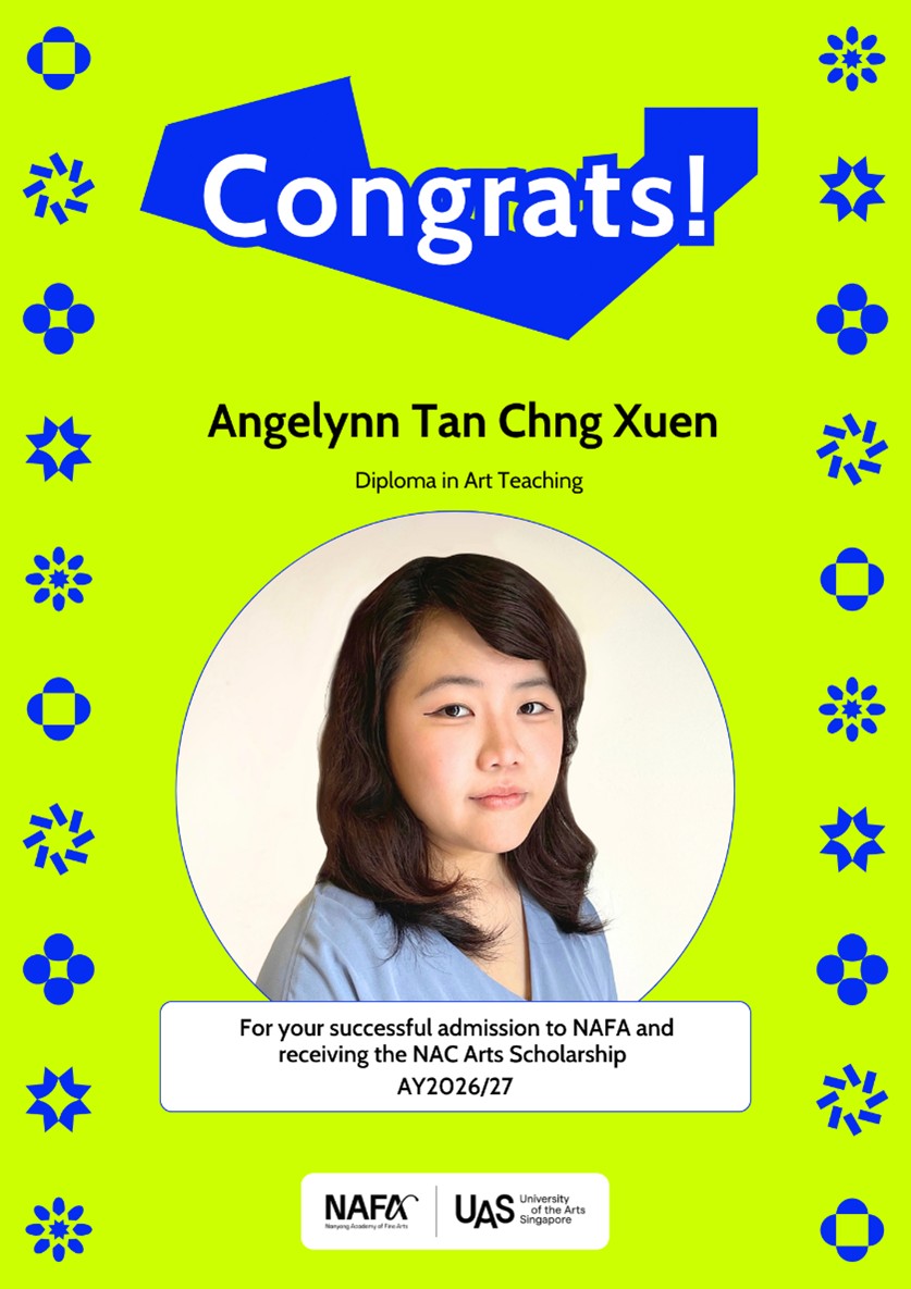 NAC Arts Scholarship 2026 – Angela Tan Chng Xuen