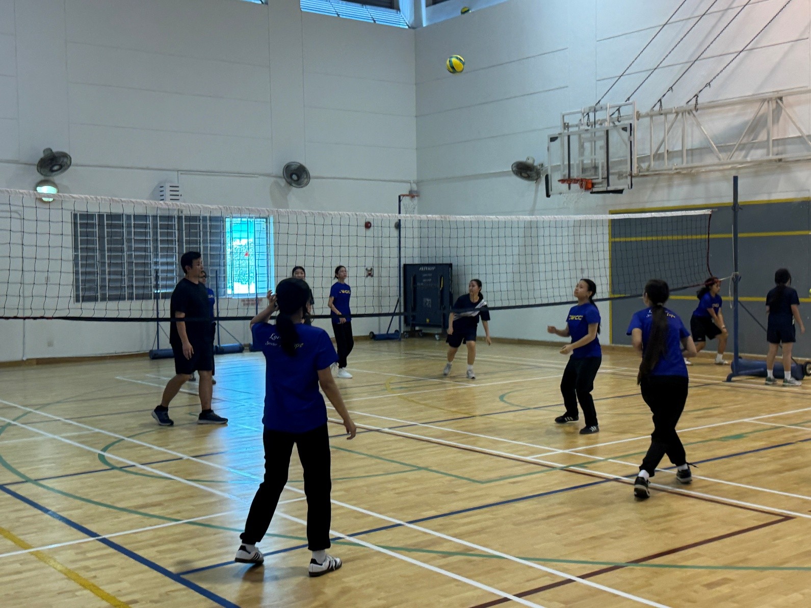 CWCC and PCSS students engaging in a quick game 2