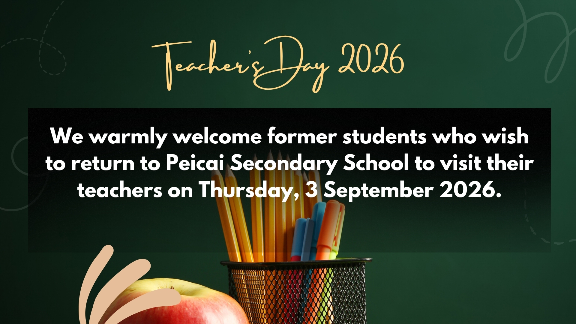 welcome former students